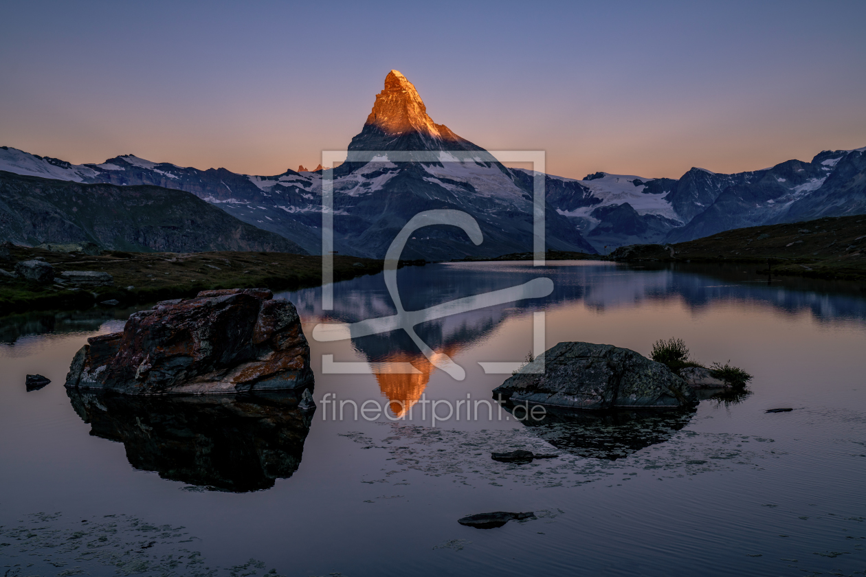 Bild-Nr.: 12352202 Sonnenaufgang am Matterhorn erstellt von Achim Thomae