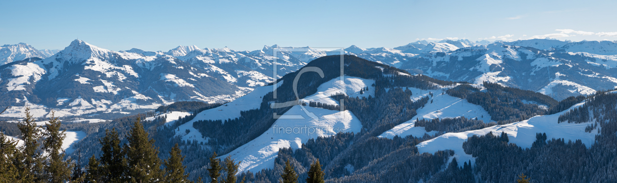 Bild-Nr.: 12352931 Hartkaiser Ellmau Gipfelblick im Winter erstellt von SusaZoom