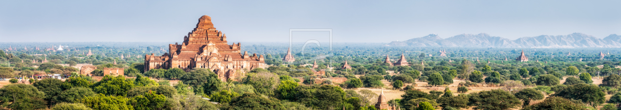 Bild-Nr.: 12353301 Bagan Panorama erstellt von eyetronic