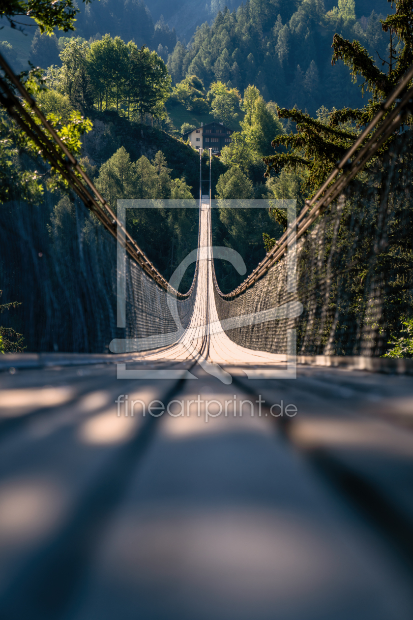 Bild-Nr.: 12353325 Hängebrücke in der Schweiz erstellt von Achim Thomae