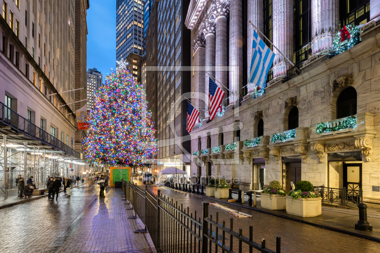 Bild-Nr.: 12361640 New York Stock Exchange im Winter erstellt von eyetronic