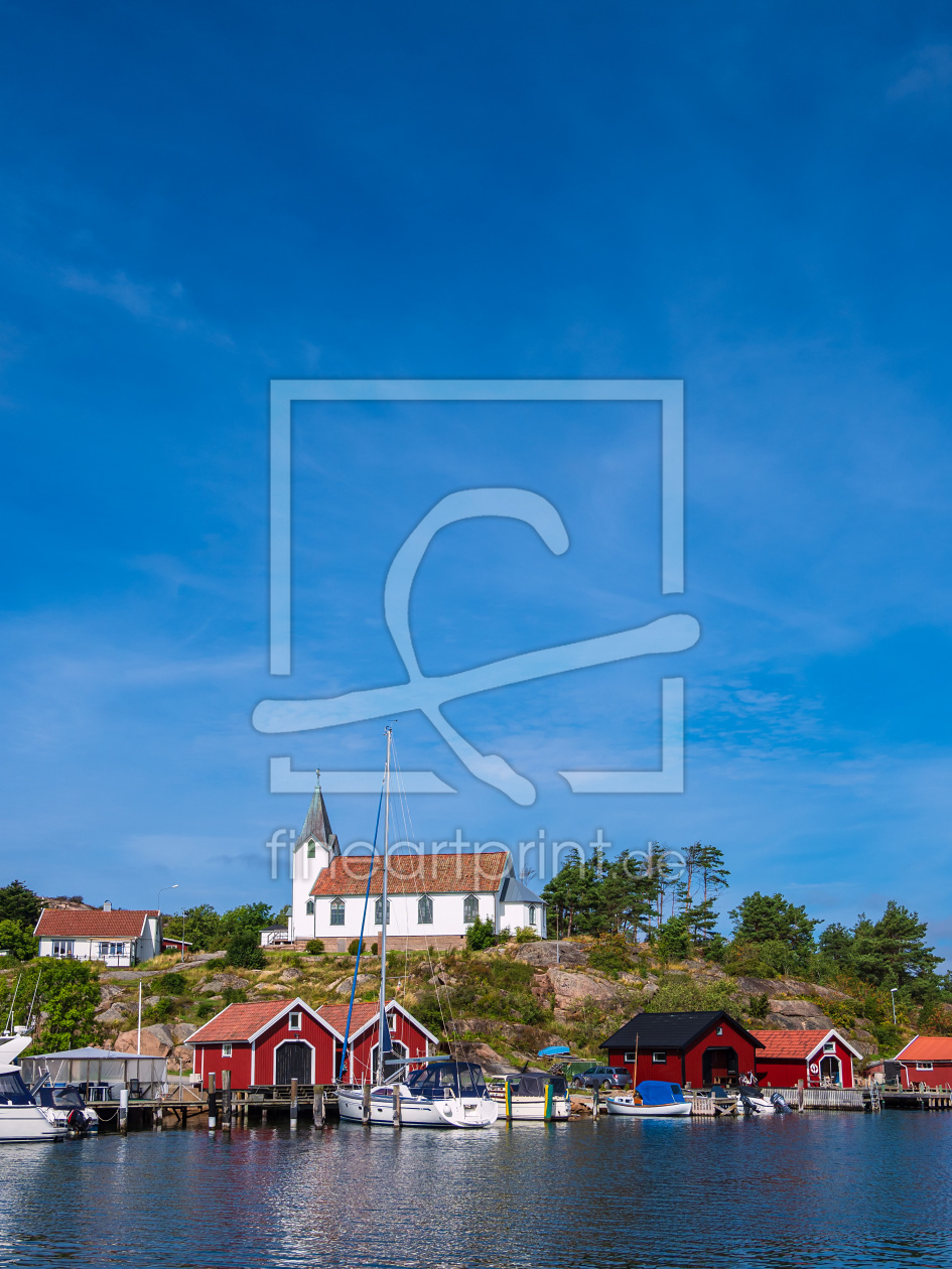 Bild-Nr.: 12362223 Blick auf den Ort Hamburgsund in Schweden erstellt von Rico Ködder