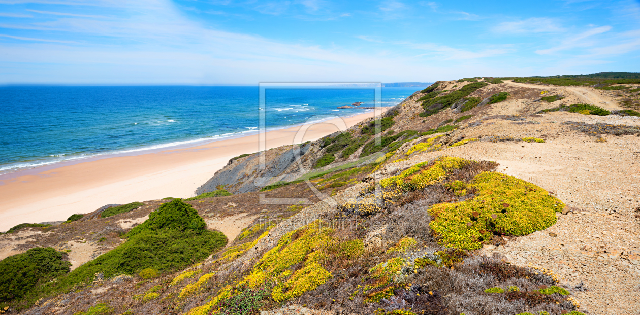 Bild-Nr.: 12364260 Blumenküste Bordeira Beach Algarve Portugal erstellt von SusaZoom