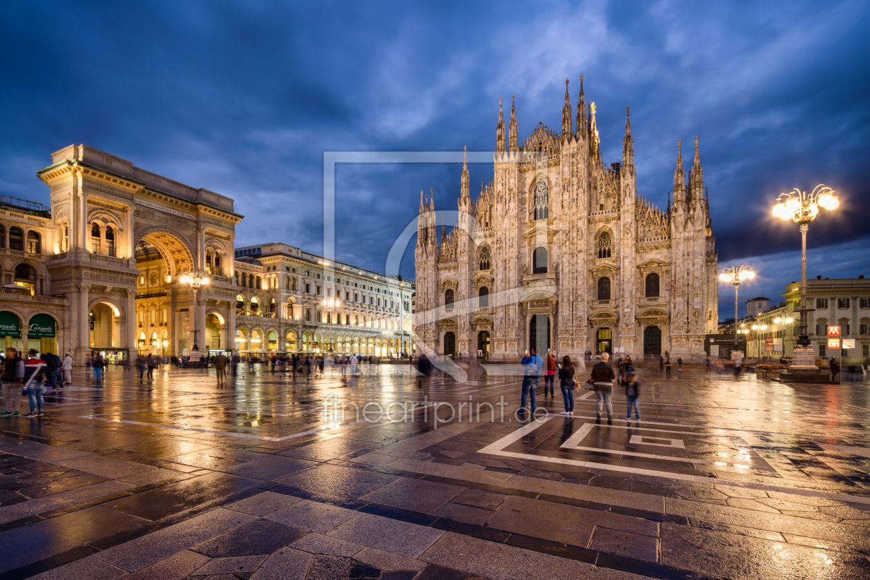 Bild-Nr.: 12364887 Domplatz in Mailand erstellt von eyetronic