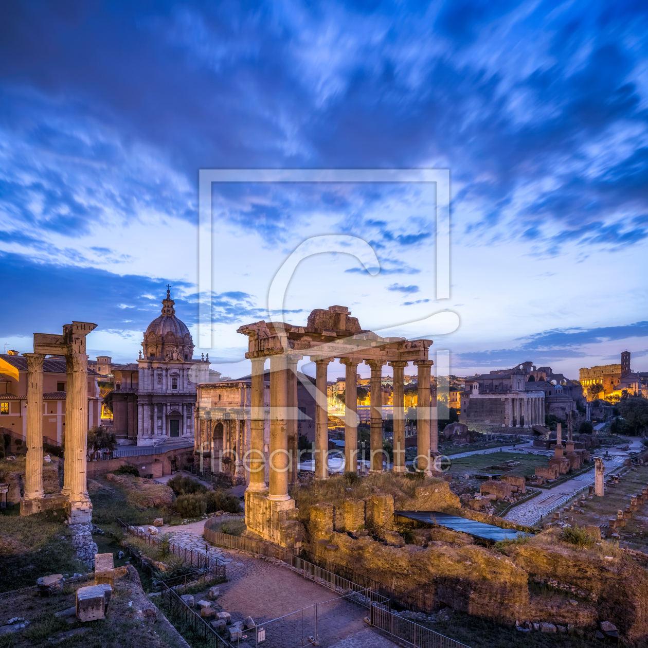 Bild-Nr.: 12365746 Forum Romanum in Rom erstellt von eyetronic