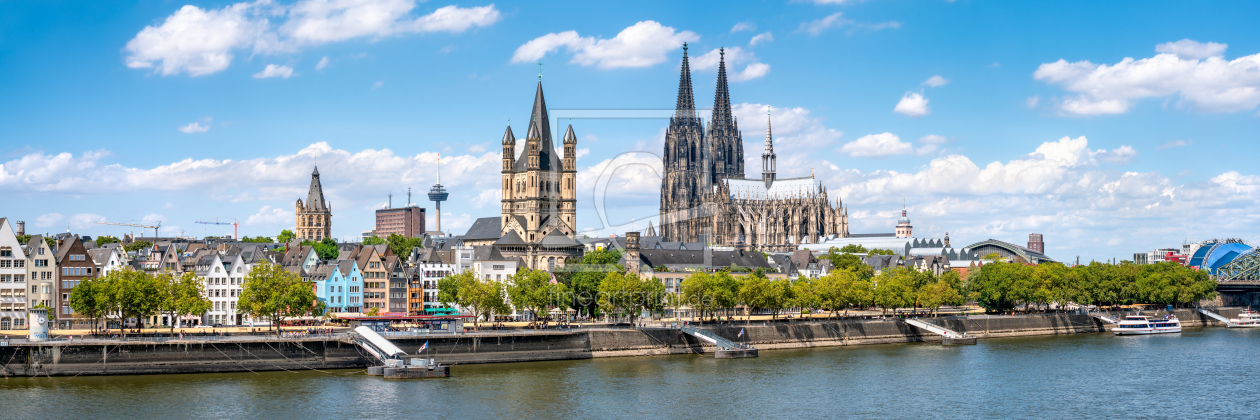 Bild-Nr.: 12366607 Köln Panorama mit Kölner Dom  erstellt von eyetronic