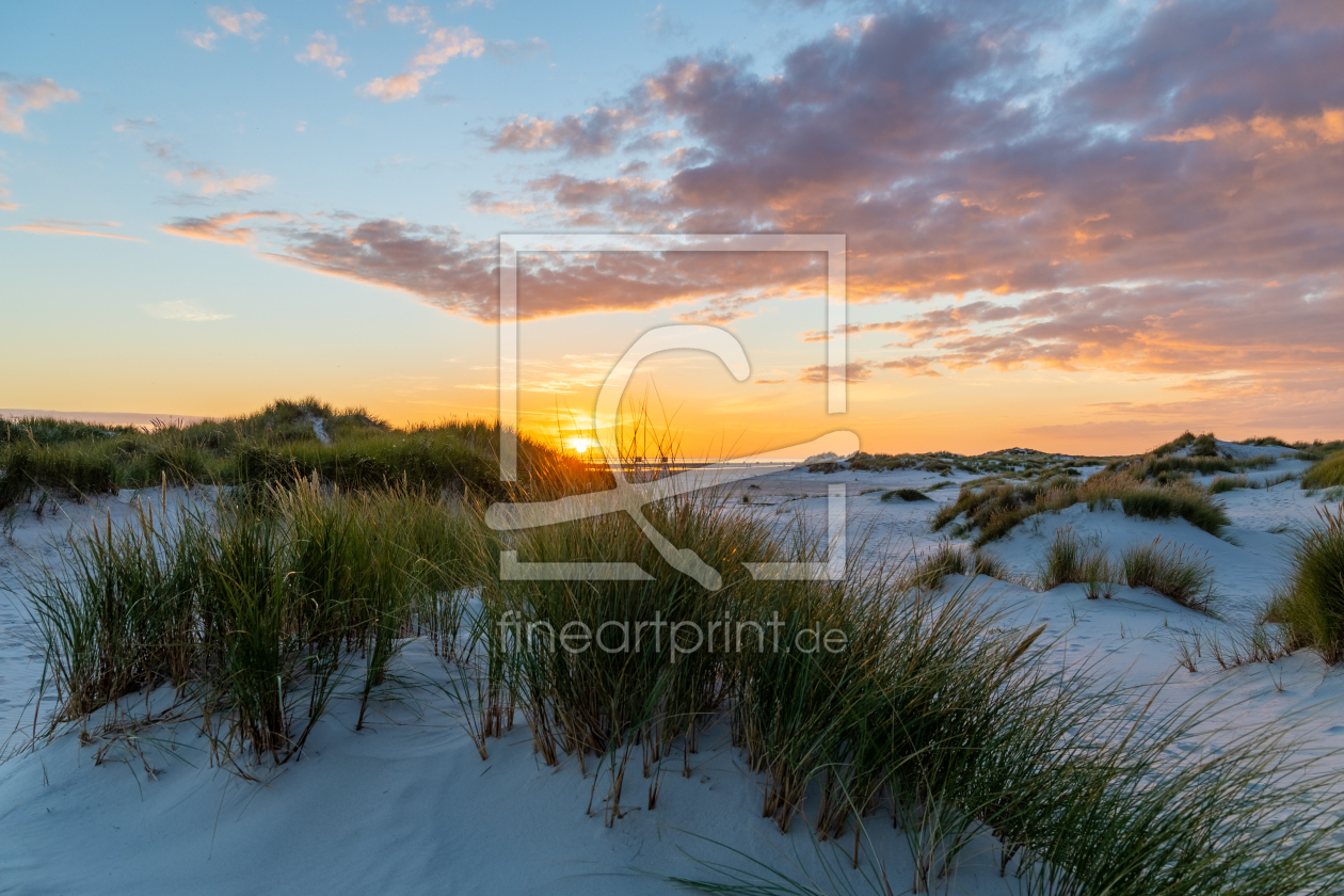 Bild-Nr.: 12367749 Sonnenuntergang in den Dünen von Amrum erstellt von Dennis-K