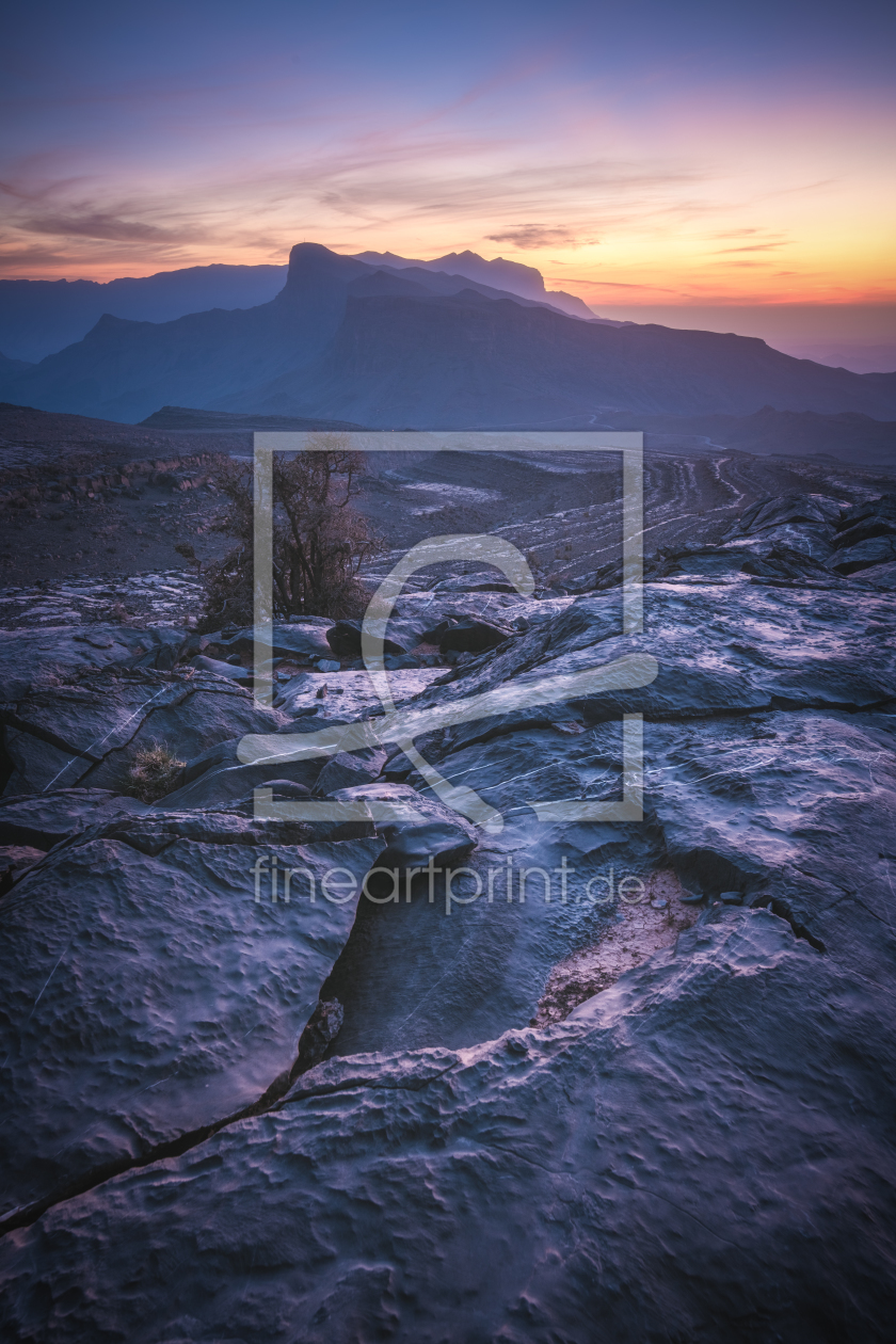 Bild-Nr.: 12367769 Jebel Shams Grand Canyon im Oman Sonnenuntergang erstellt von Jean Claude Castor
