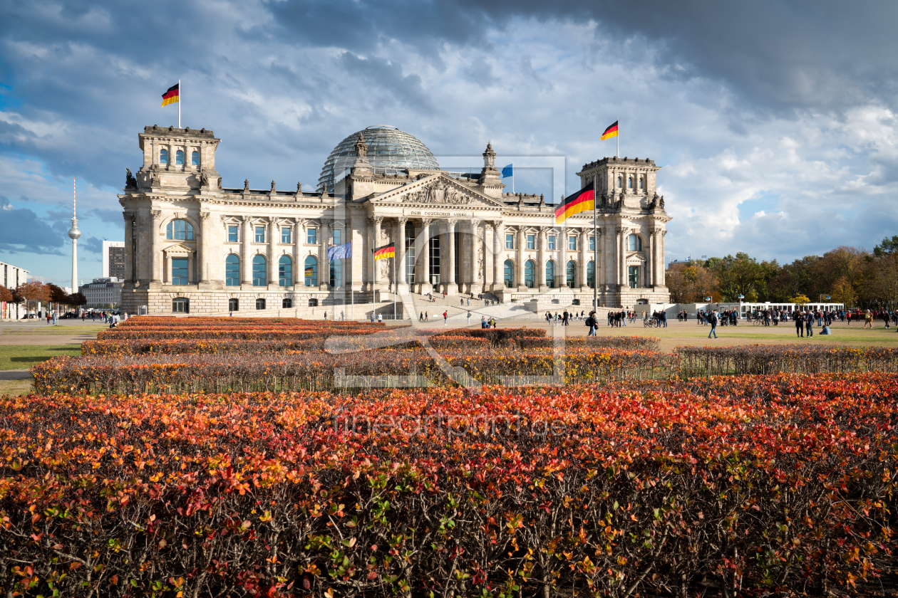 Bild-Nr.: 12368882 Reichstagsgebäude im Herbst erstellt von eyetronic