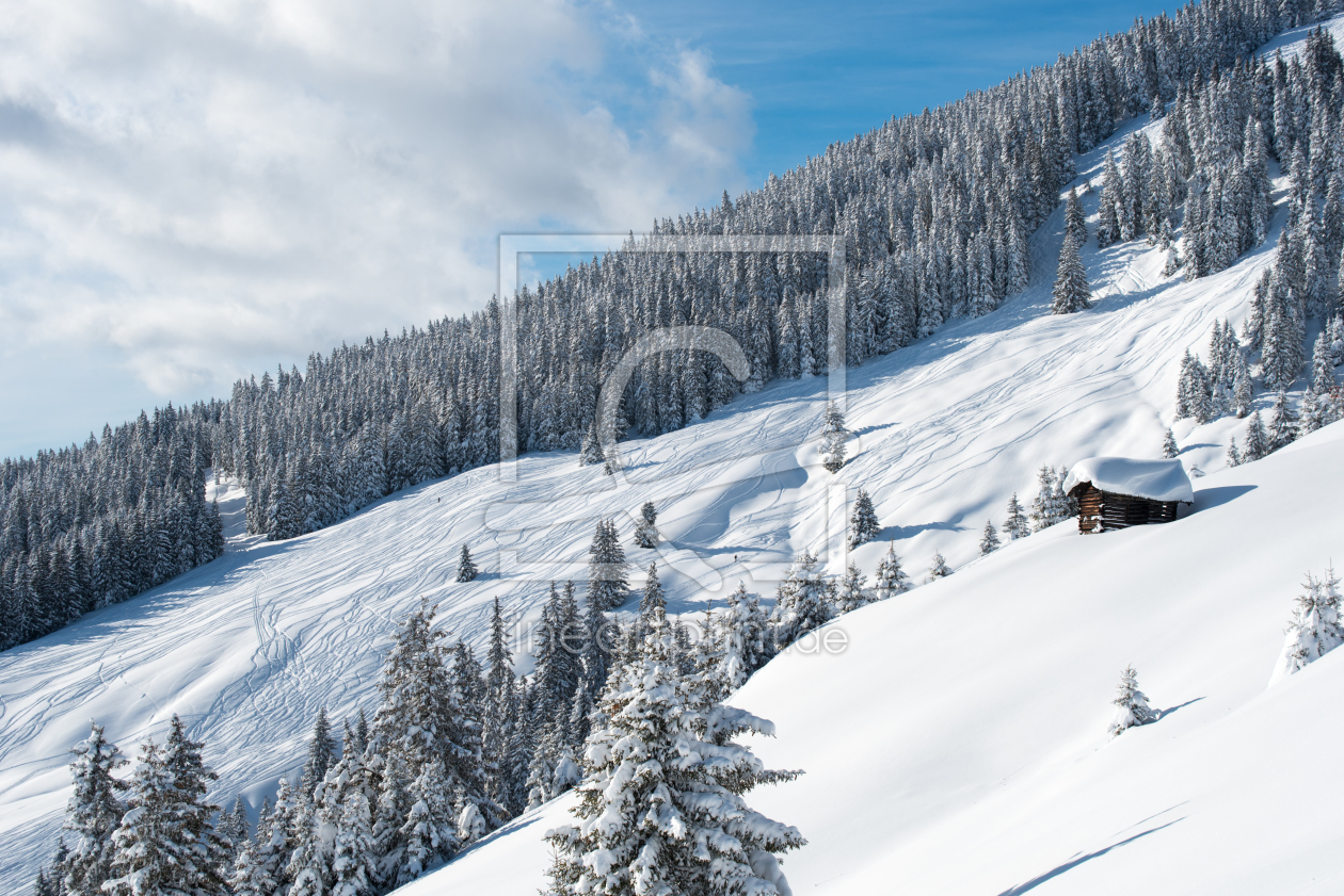 Bild-Nr.: 12370591 Skispuren erstellt von Gregor Handy