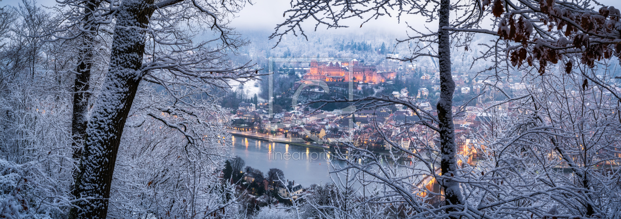 Bild-Nr.: 12373465 Heidelberg Panorama im Winter erstellt von eyetronic