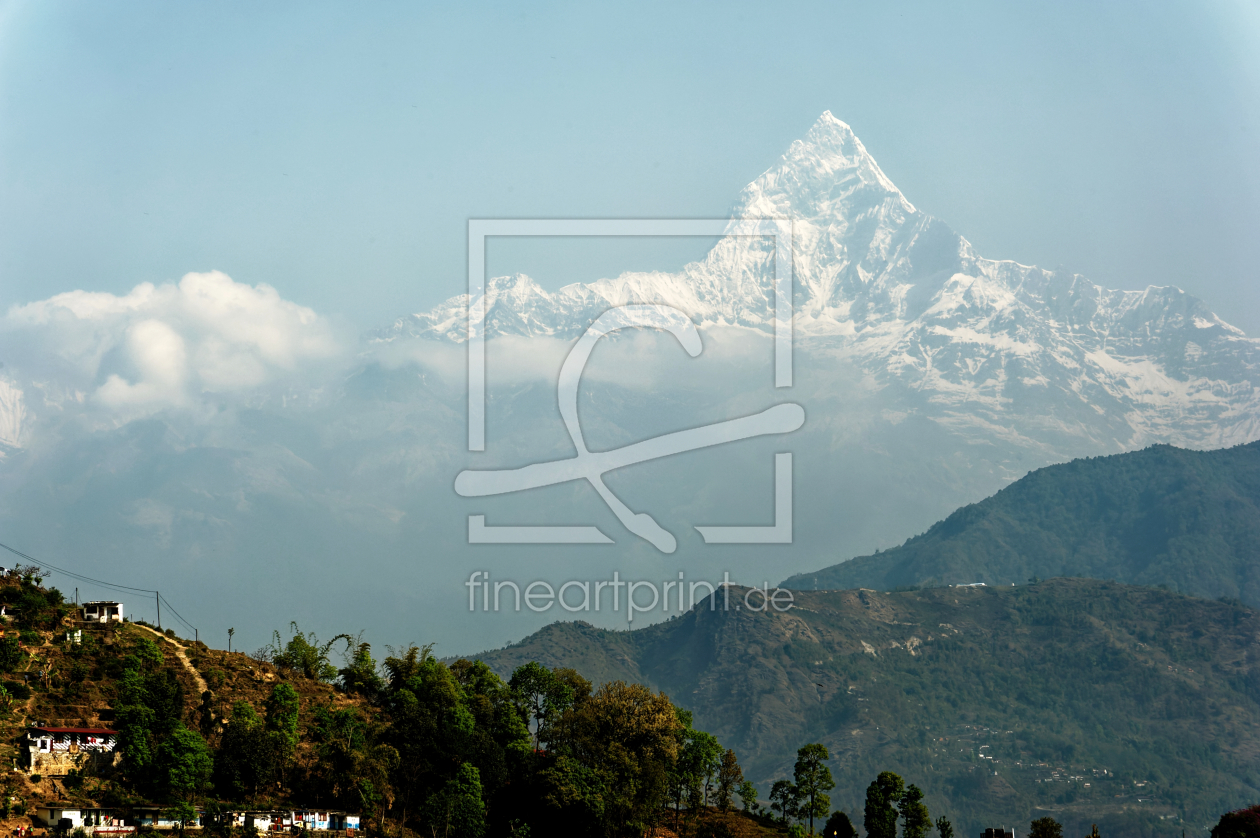 Bild-Nr.: 12374530 Himalaya - Gipfel des Machapuchare erstellt von Bilderbastlers