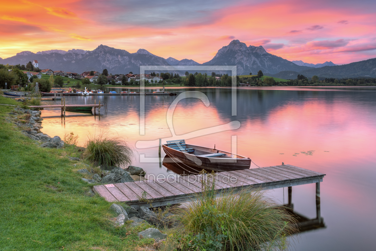 Bild-Nr.: 12374578 Hopfensee im Ostallgäu erstellt von Michael Valjak