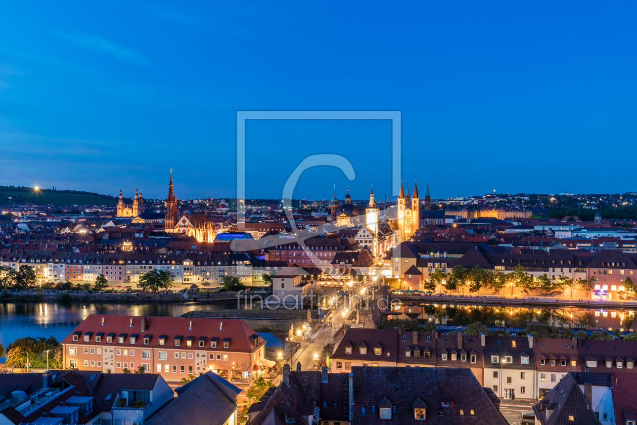 Bild-Nr.: 12375438 Würzburg am Abend erstellt von dieterich