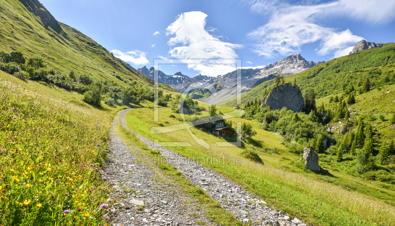 Bild-Nr.: 12376460 Frühlingslandschaft Gafiertal Prättigau erstellt von SusaZoom