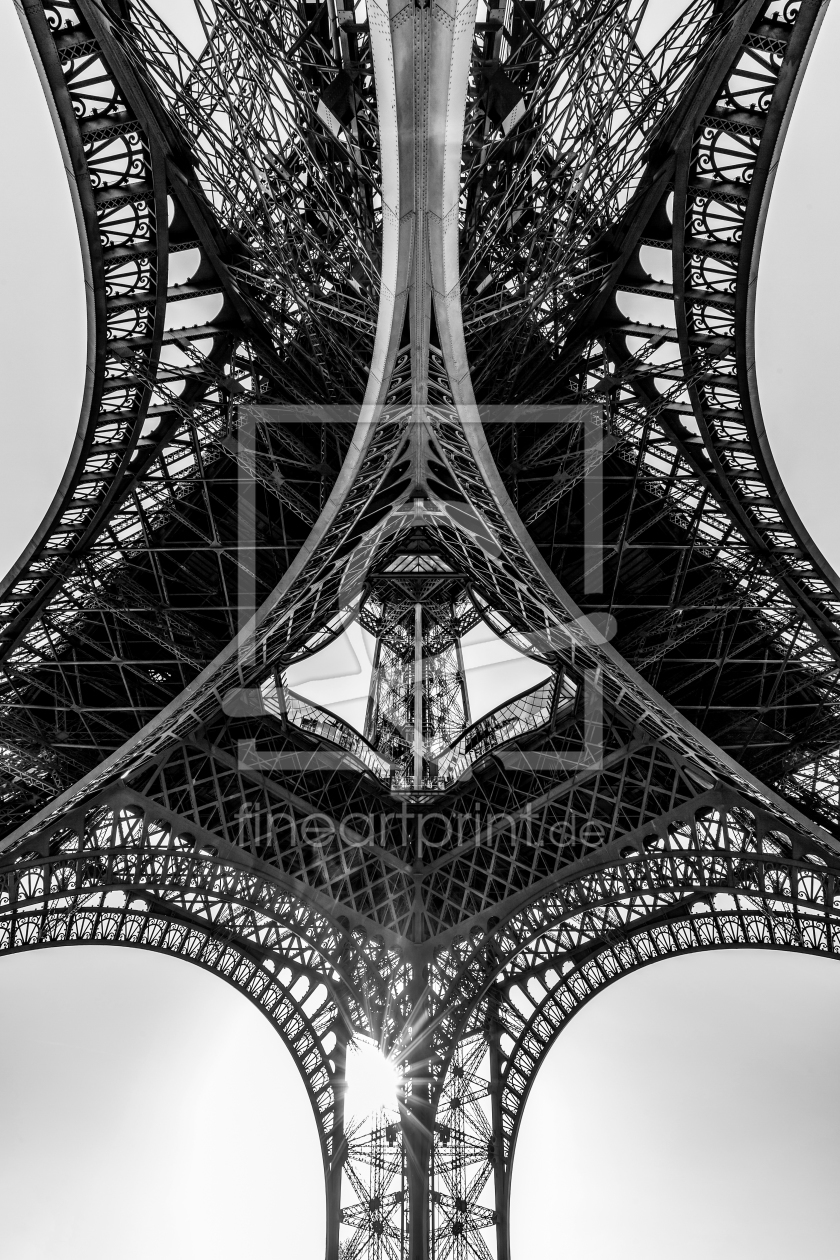 Bild-Nr.: 12376573 Eiffelturm in Paris - Schwarzweiss erstellt von dieterich