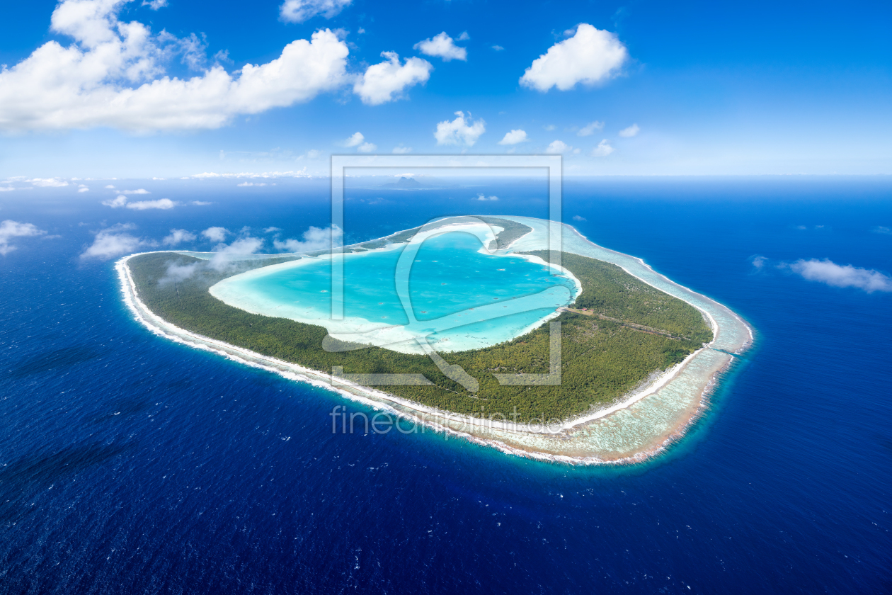 Bild-Nr.: 12377490 Tupai Atoll in Französisch Polynesien erstellt von eyetronic