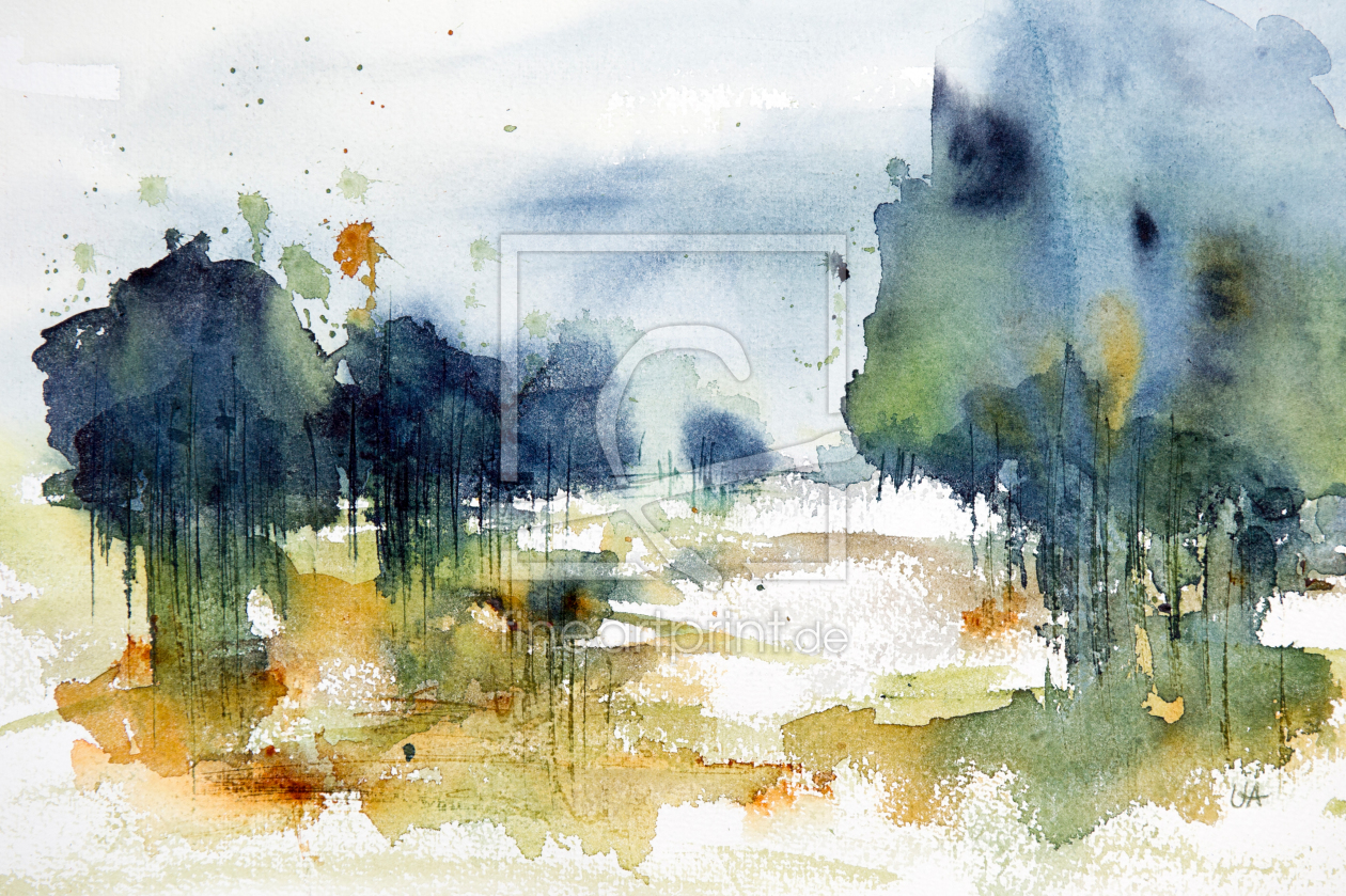Bild-Nr.: 12378240 Watercolor_Landscape erstellt von Ute Averkamp