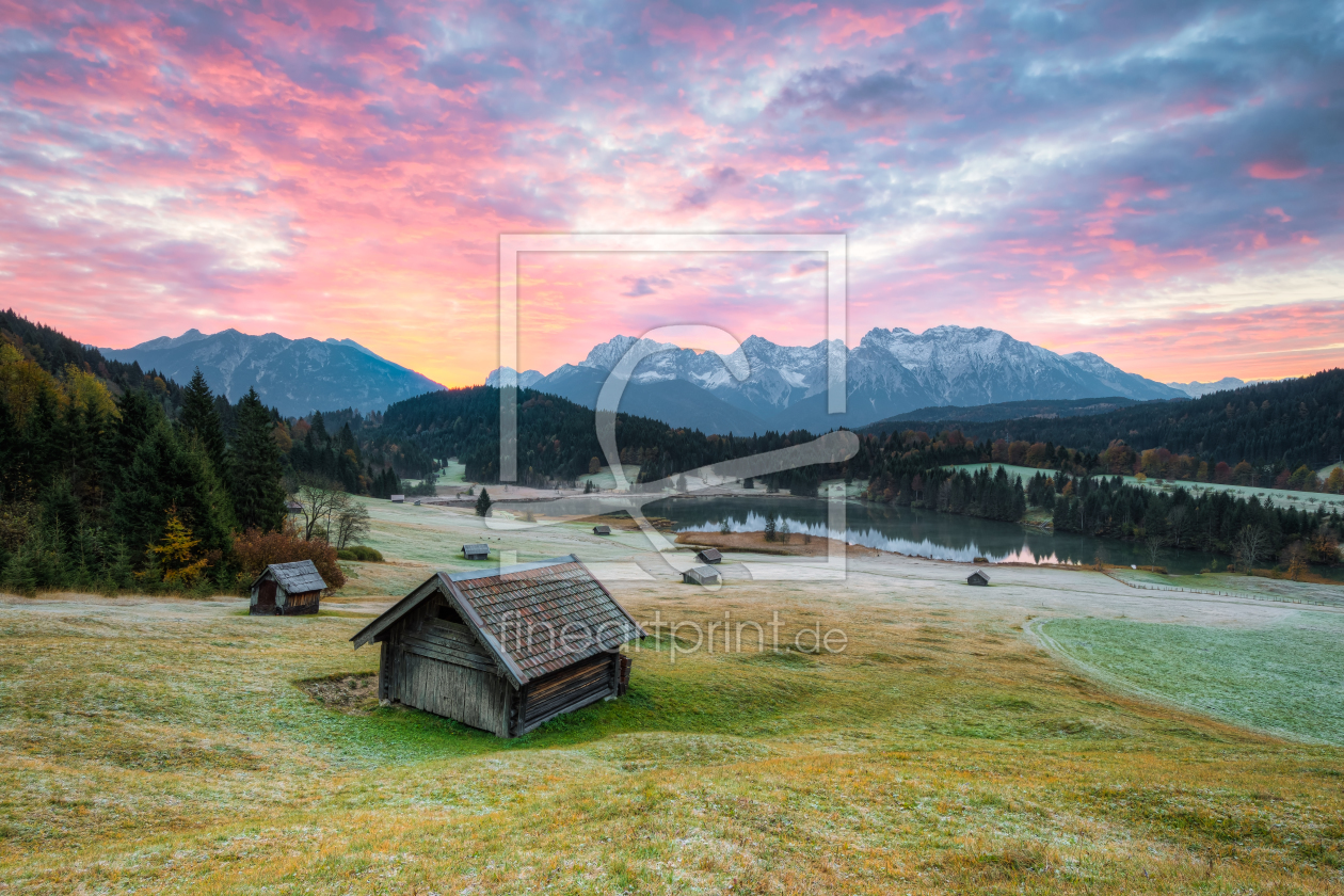 Bild-Nr.: 12384065 Frostiger Morgen am Geroldsee in Bayern erstellt von Michael Valjak