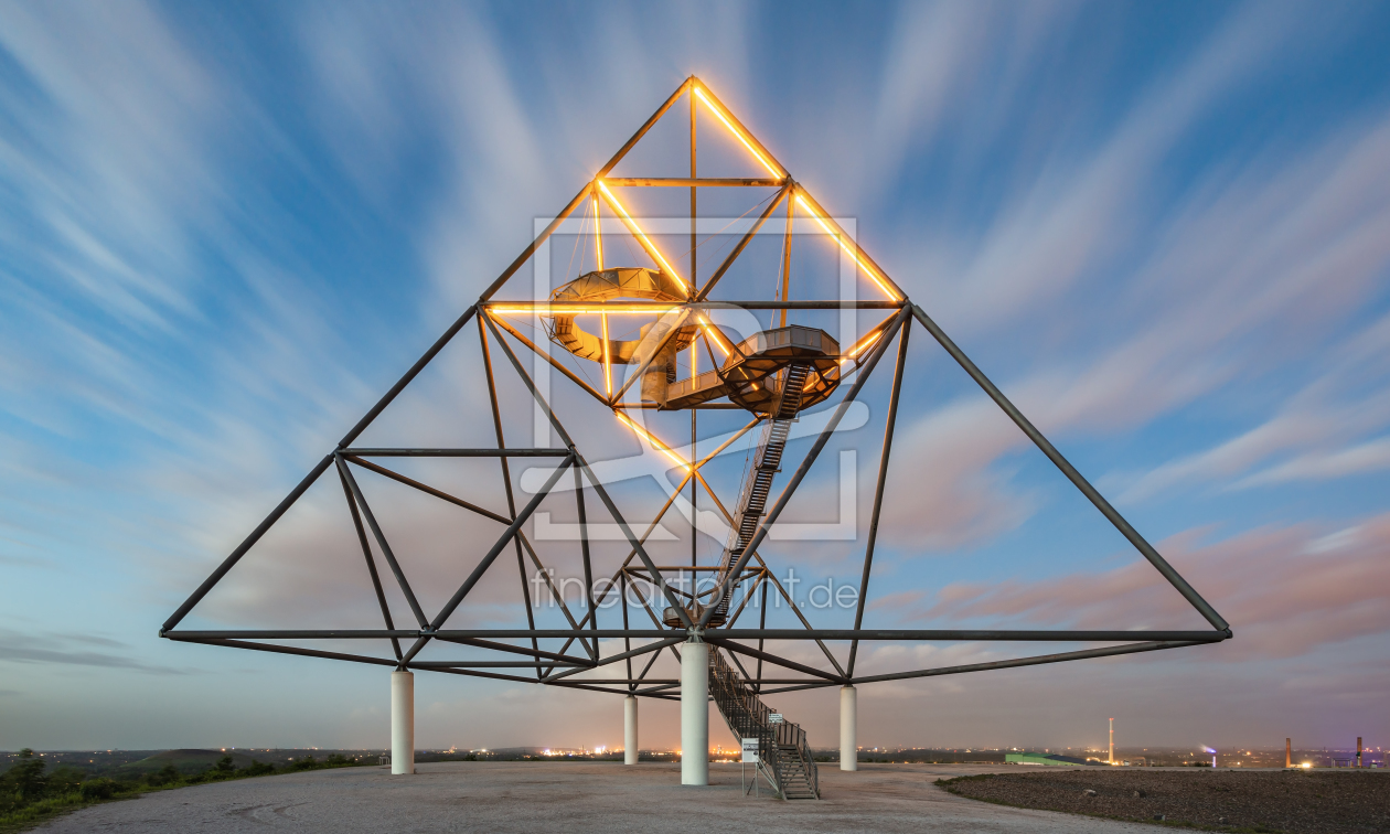 Bild-Nr.: 12388367 Tetraeder Bottrop am Abend erstellt von Michael Valjak