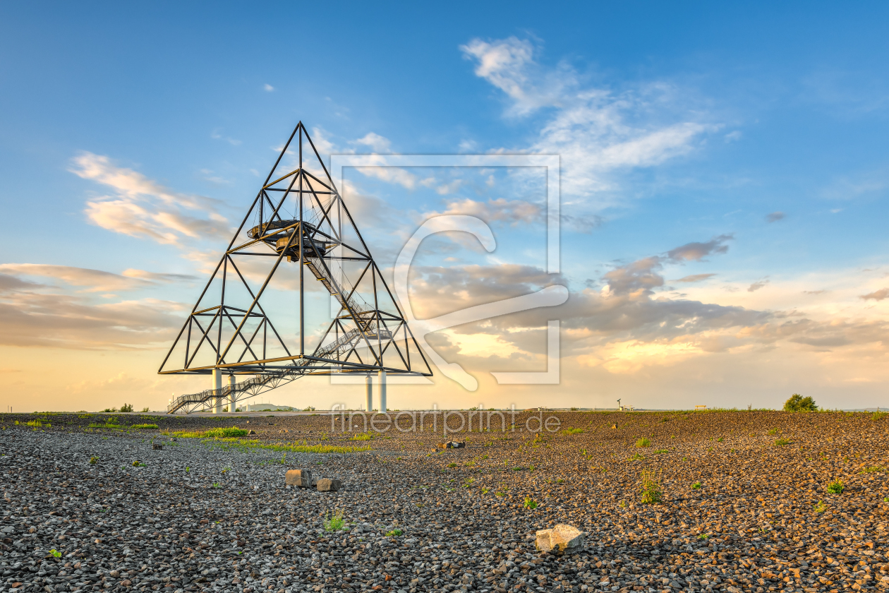 Bild-Nr.: 12390285 Tetraeder Bottrop im Abendlicht erstellt von Michael Valjak
