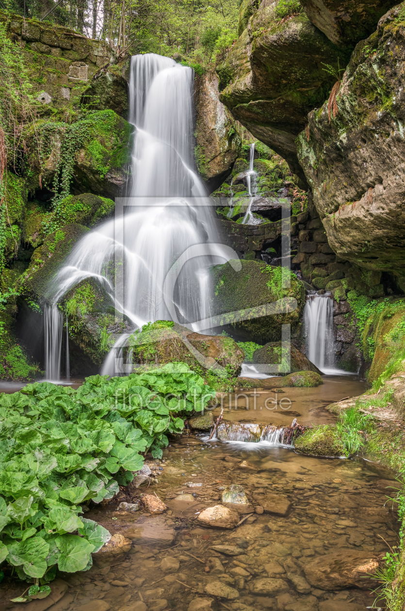 Bild-Nr.: 12392339 Lichtenhainer Wasserfall Sächsische Schweiz erstellt von Michael Valjak