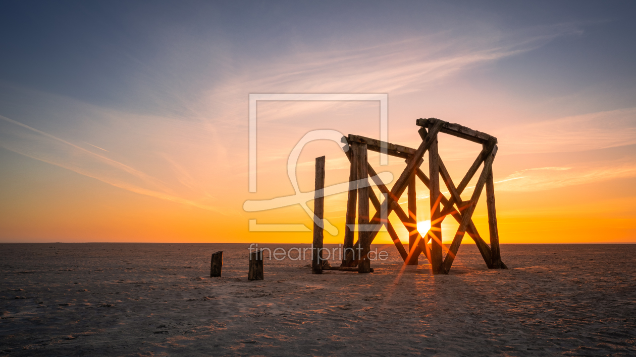Bild-Nr.: 12392794 Sandbank mit Rettungsturm erstellt von PH-Photography