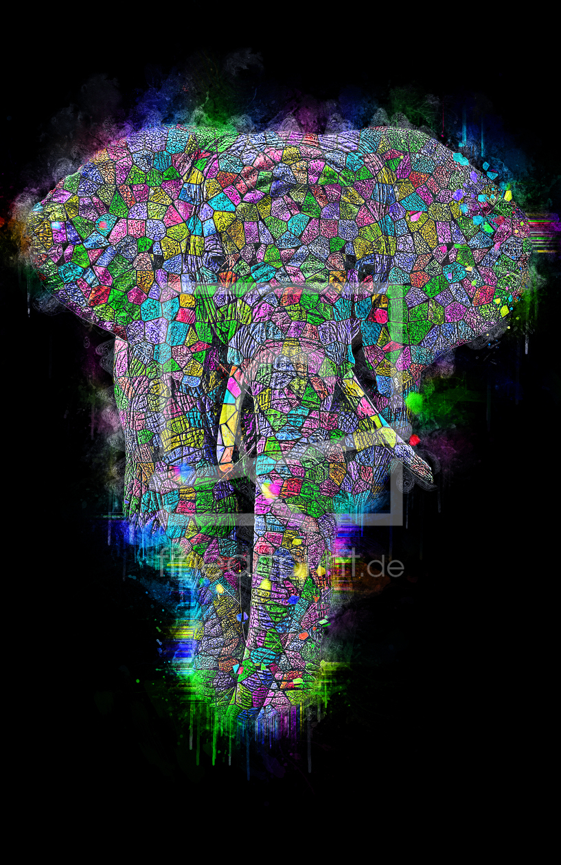 Bild-Nr.: 12394507 Elefant erstellt von Fritz Malaman