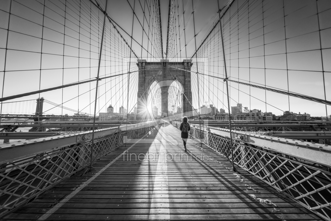 Bild-Nr.: 12394560 Brooklyn Bridge bei Sonnenaufgang erstellt von eyetronic