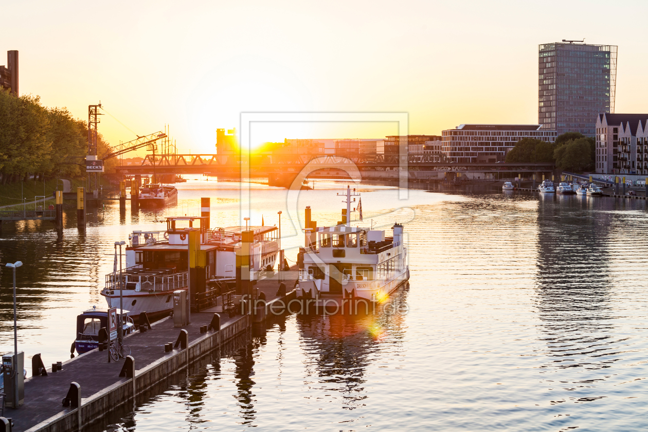 Bild-Nr.: 12395434 Sonnenuntergang in Bremen erstellt von dieterich