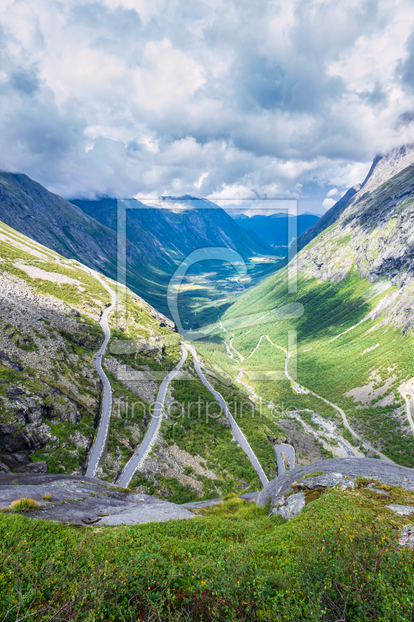 Bild-Nr.: 12396131 Die Straße Trollstigen in Norwegen erstellt von Rico Ködder