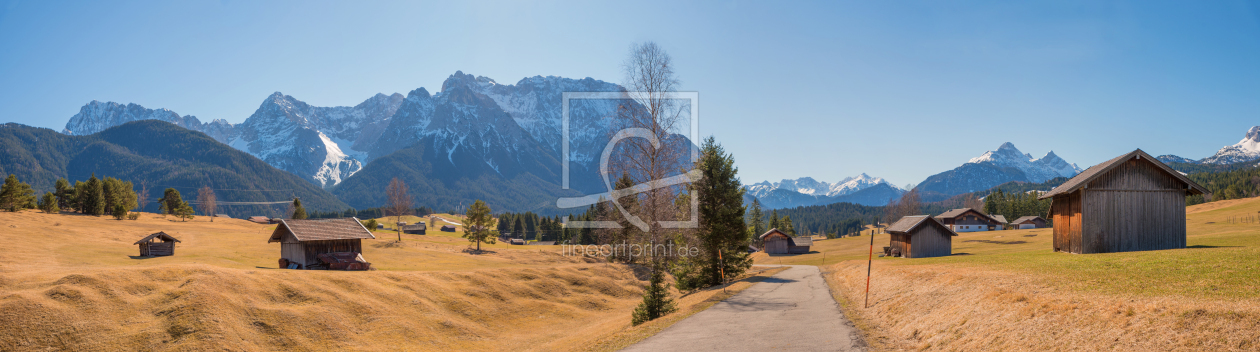Bild-Nr.: 12396505 Landschaftspanorama Buckelwiesen Karwendel erstellt von SusaZoom