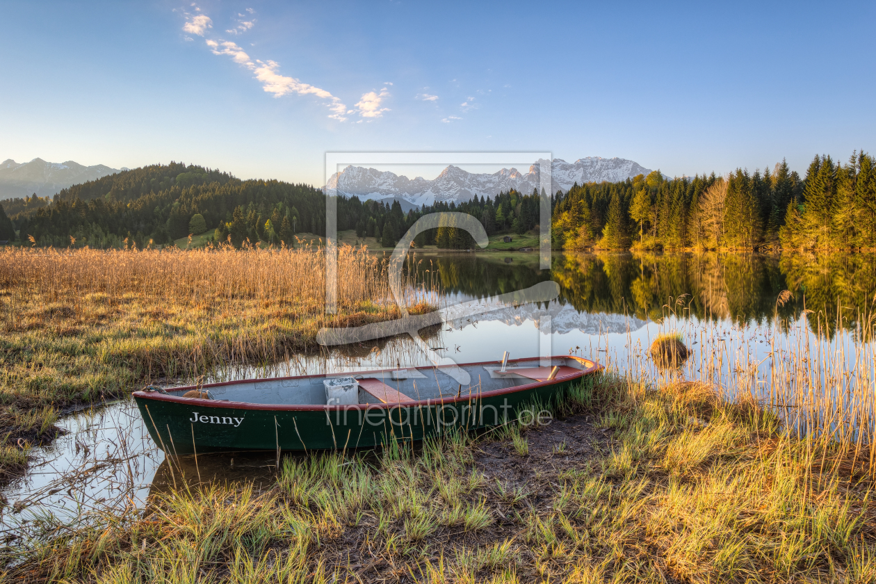 Bild-Nr.: 12398431 Boot am Geroldsee in Bayern erstellt von Michael Valjak