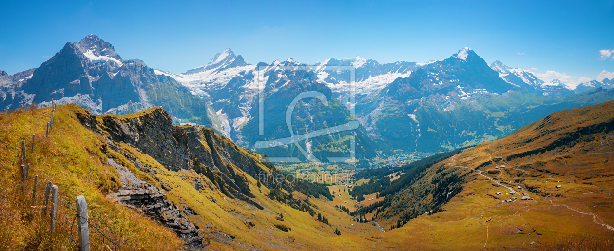 Bild-Nr.: 12398921 Herbstlandschaft Grindelwald First Berner Oberland erstellt von SusaZoom