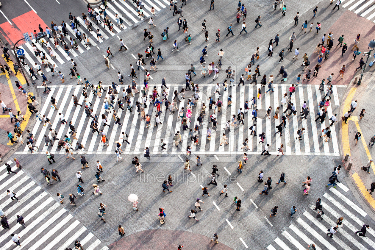 Bild-Nr.: 12399249 Shibuya Crossing in Tokyo  erstellt von eyetronic