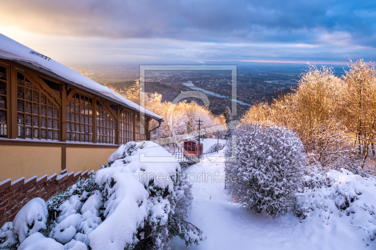 Bild-Nr.: 12399856 Heidelberg Königstuhl im Winter erstellt von eyetronic