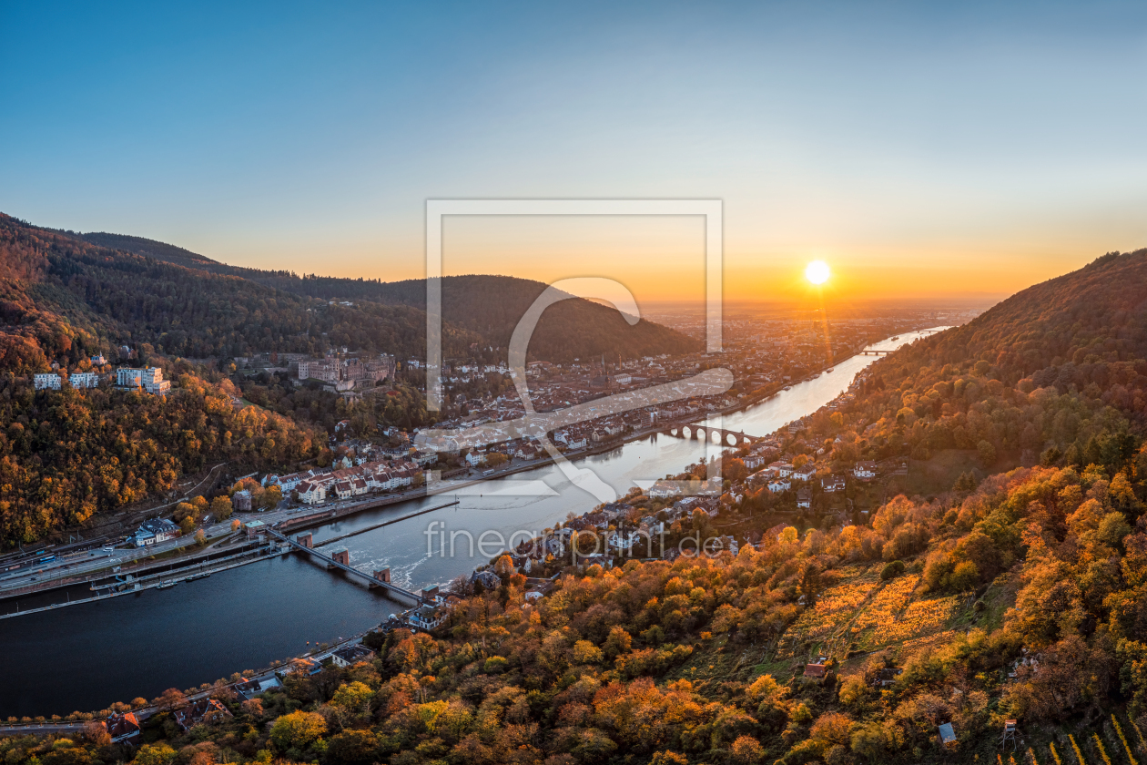 Bild-Nr.: 12400755 Sonnenuntergang in Heidelberg erstellt von eyetronic
