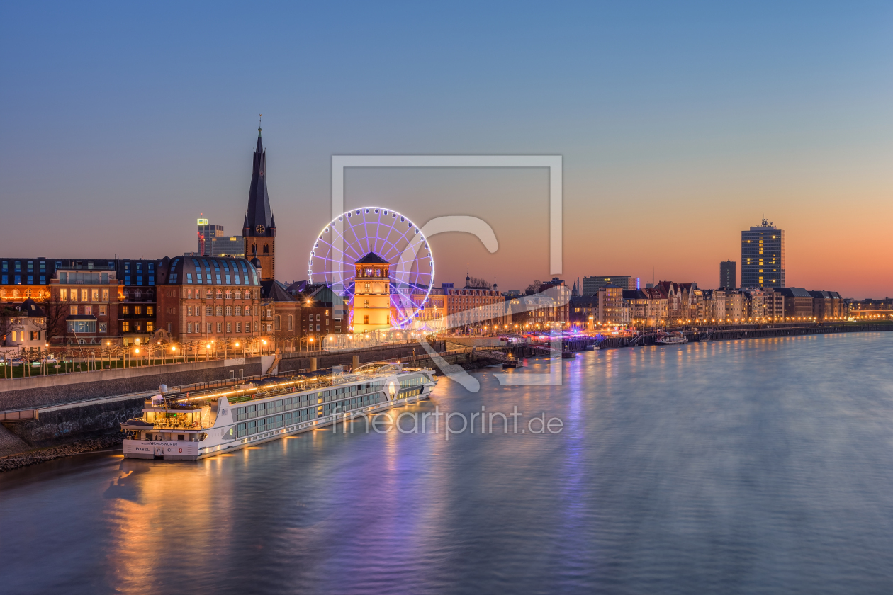 Bild-Nr.: 12401381 Düsseldorf Blick zur Altstadt erstellt von Michael Valjak