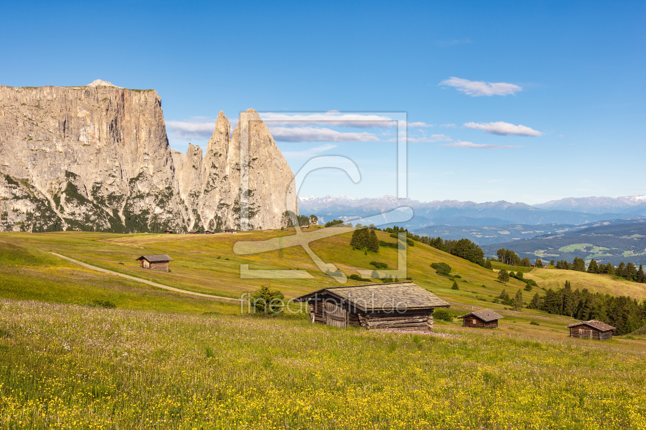 Bild-Nr.: 12402202 Sommertag auf der Seiser Alm in Südtirol erstellt von Michael Valjak