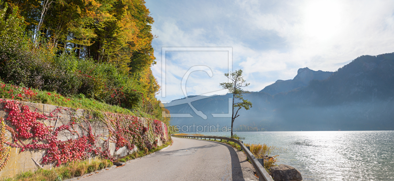 Bild-Nr.: 12402902 Mondsee Uferstraße im Salzkammergut erstellt von SusaZoom