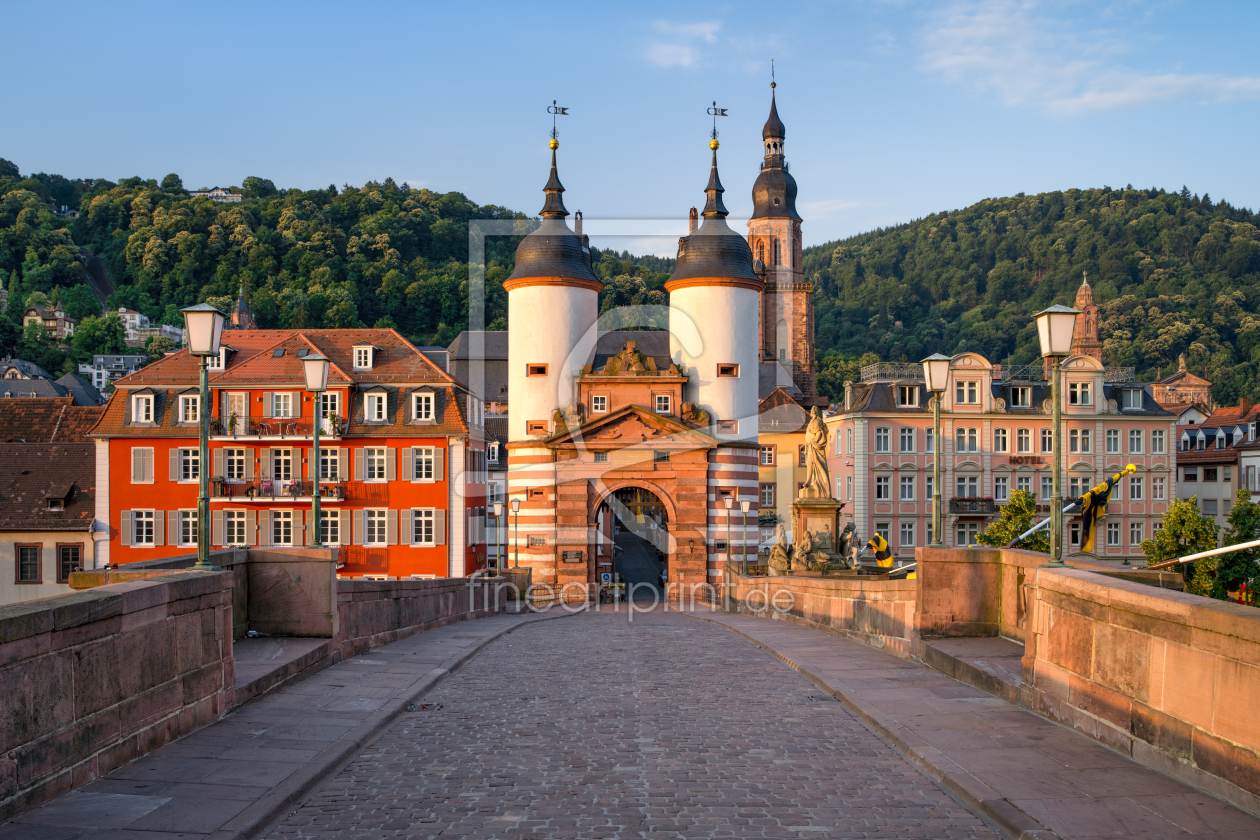 Bild-Nr.: 12402929 Alte Brücke in Heidelberg erstellt von eyetronic