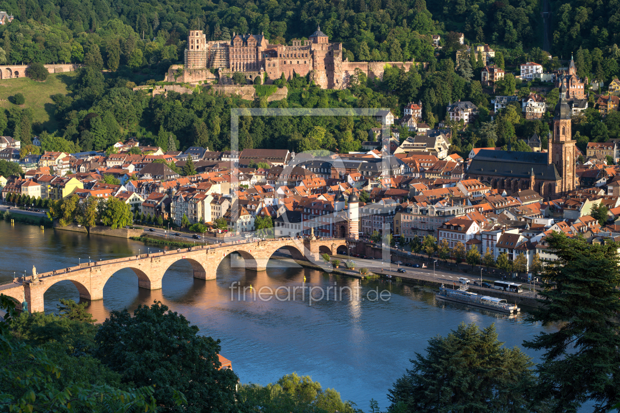 Bild-Nr.: 12403950 Heidelberger Altstadt im Sommer erstellt von eyetronic