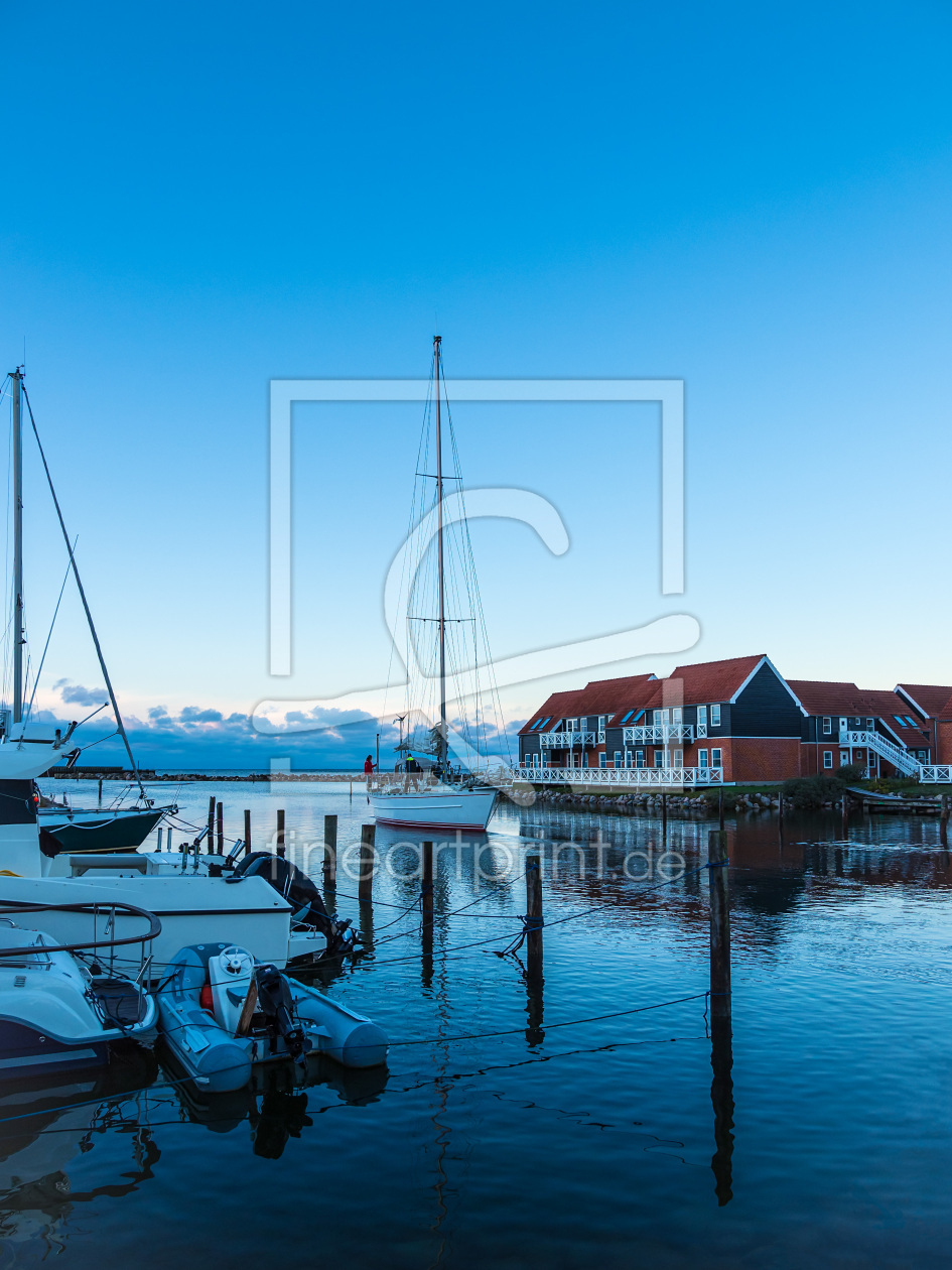 Bild-Nr.: 12404958 Blick auf den Hafen von Klintholm Havn in Dänemark erstellt von Rico Ködder