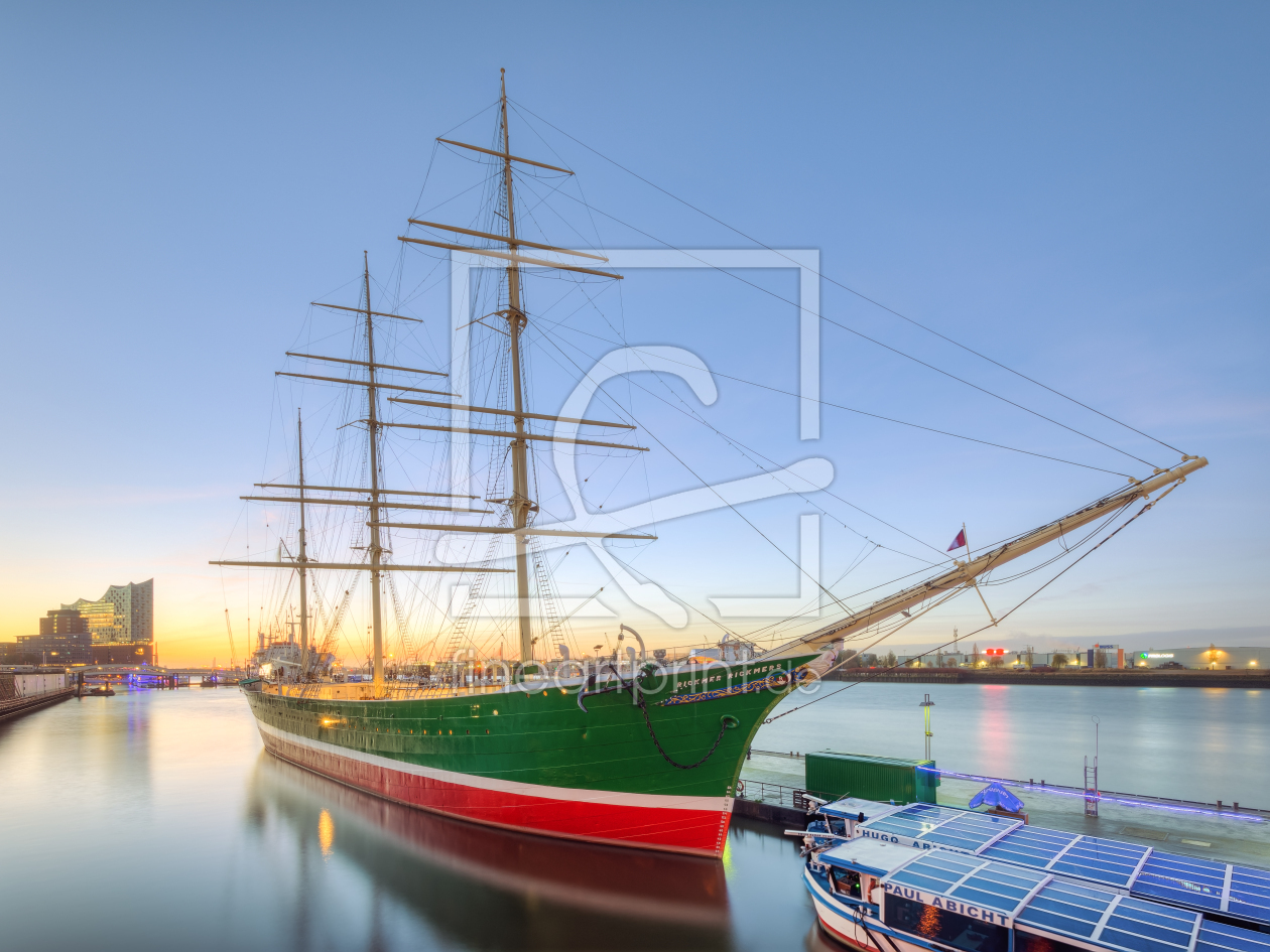 Bild-Nr.: 12406581 Segelschiff Rickmer Rickmers in Hamburg erstellt von Michael Valjak