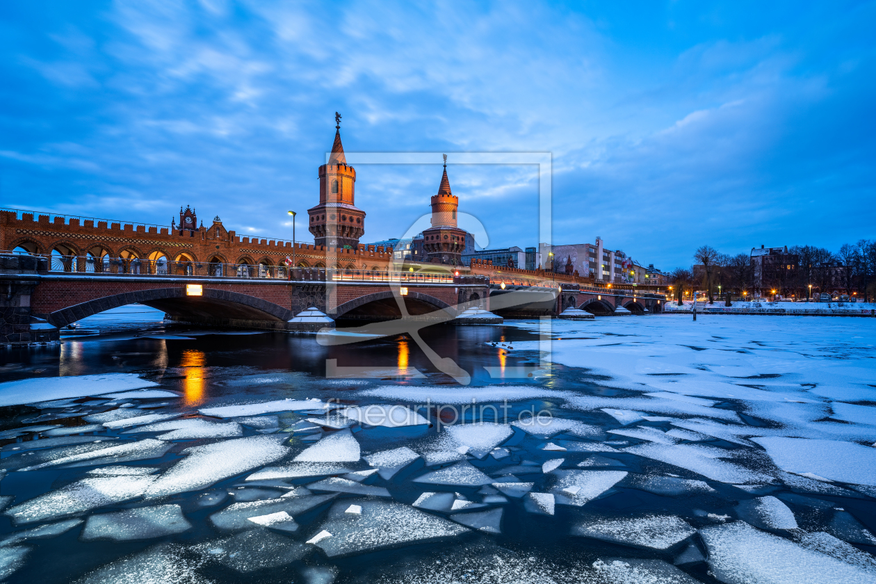 Bild-Nr.: 12408400 Oberbaumbrücke im Winter erstellt von eyetronic