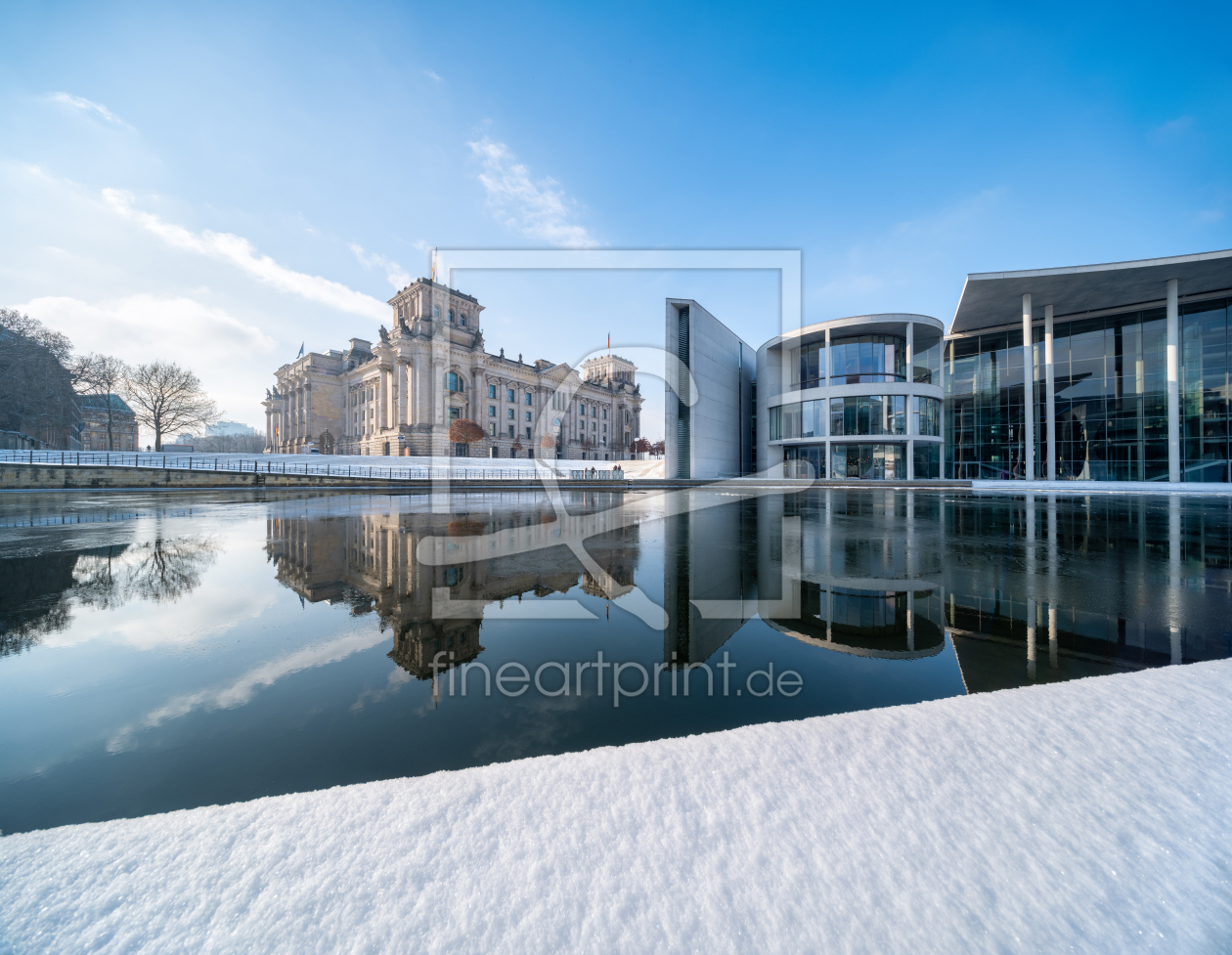 Bild-Nr.: 12409246 Regierungsviertel Berlin im Winter erstellt von eyetronic
