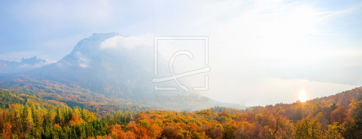 Bild-Nr.: 12410315 Herbstnebel über dem Traunsee erstellt von SusaZoom