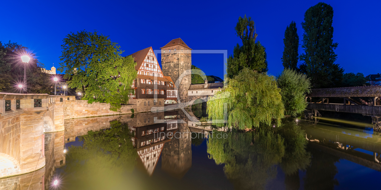 Bild-Nr.: 12412167 Altstadt von Nürnberg am Abend erstellt von dieterich