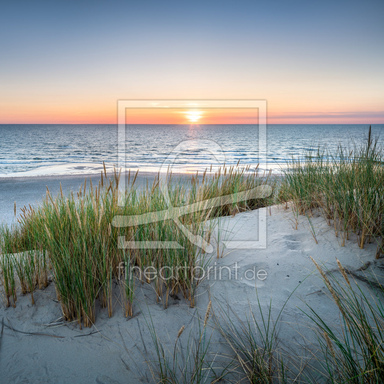 Bild-Nr.: 12412599 Am Dünenstrand bei Sonnenuntergang erstellt von eyetronic