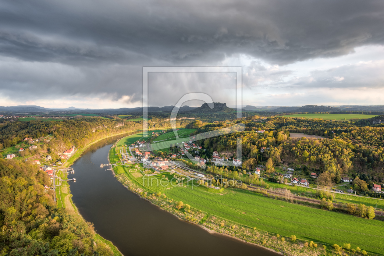 Bild-Nr.: 12412938 Gewitter im Elbsandsteingebirge erstellt von Michael Valjak